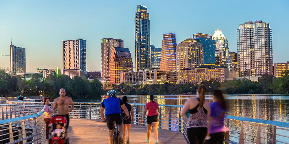 Austin pedestrian bridge