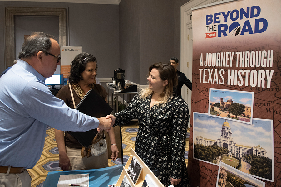 Beyond the road booth at conference