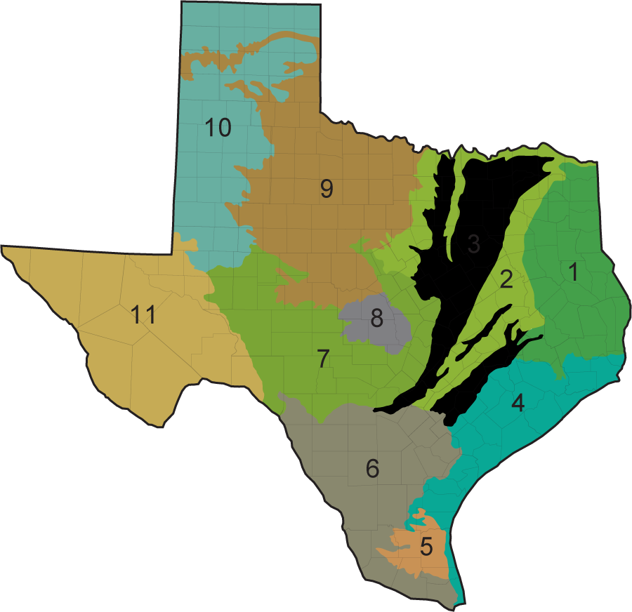 Regional seed list map