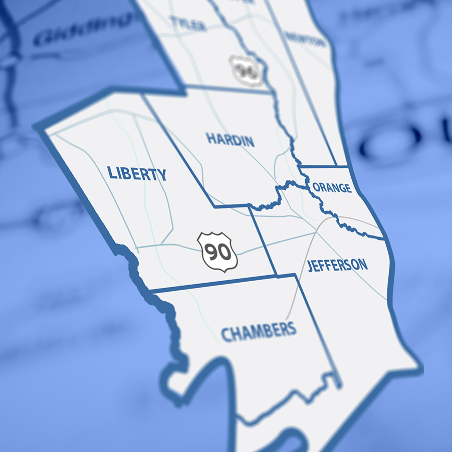 Beaumont District map