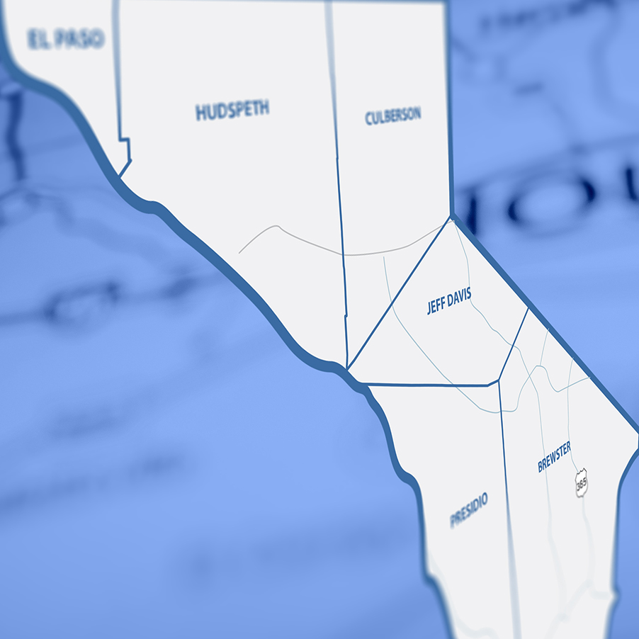 El Paso District map