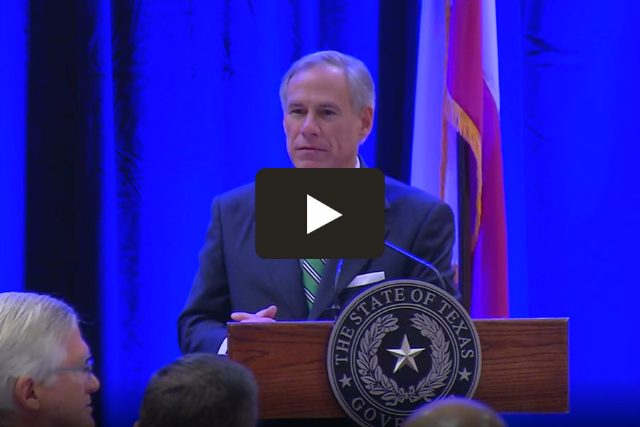 Governor Greg Abbott speech