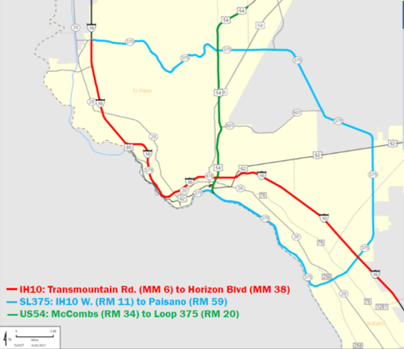 El Paso HERO Program map