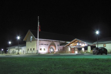 Bell County Safety Rest Area - night view