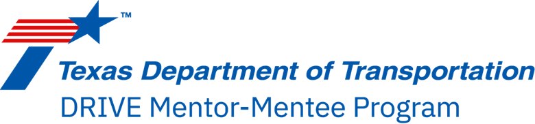 DRIVE logo for decoration TxDOT DRIVE Mentor-Mentee Program logo