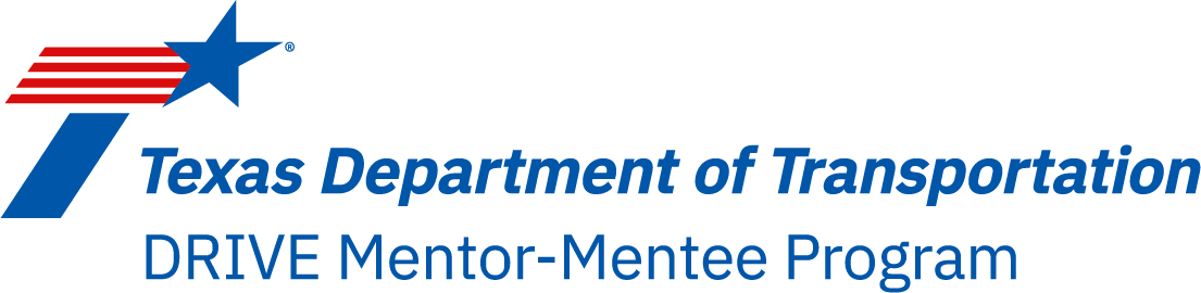 Texas Department of Transportation DRIVE Mentor-Mentee Program logo