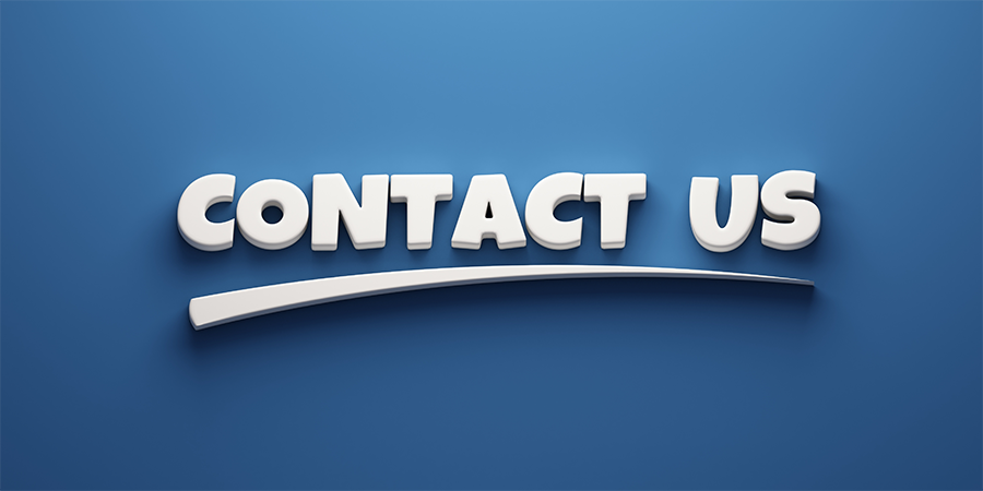 Imagen de la parte de Contacto en la tarjeta vertical.
