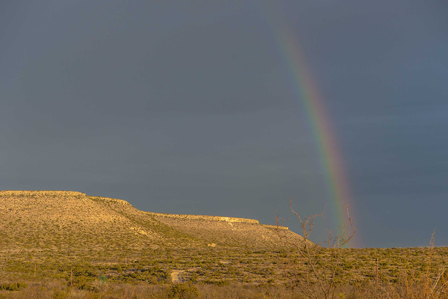 Rainbow at Pecos County US 190