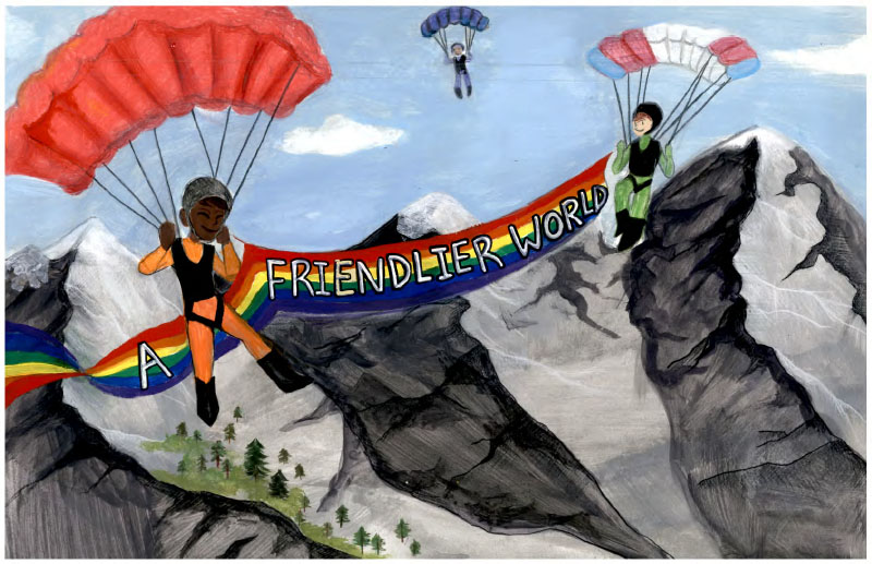 A friendlier world
