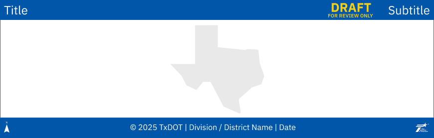 Draft watermark for map guidelines