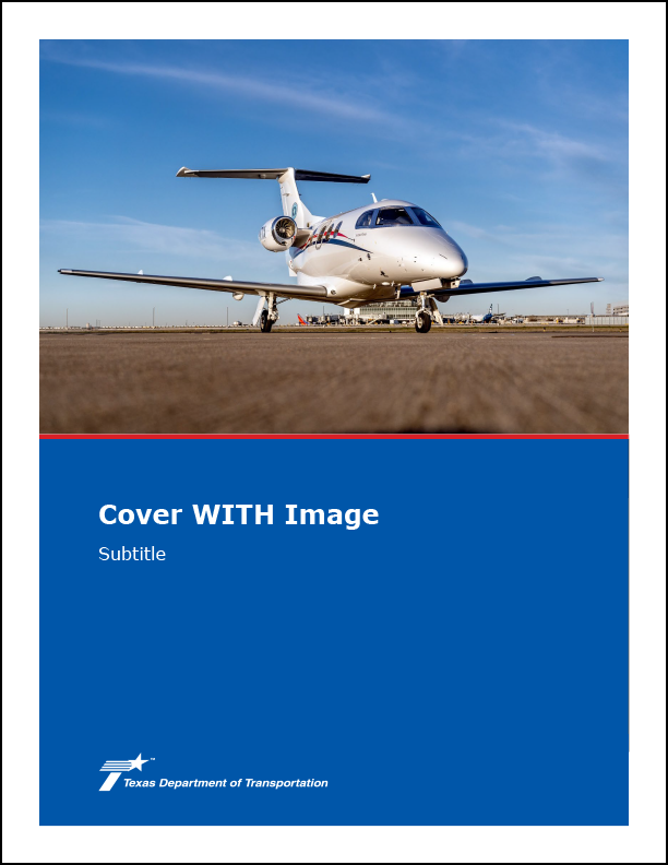Report template cover design