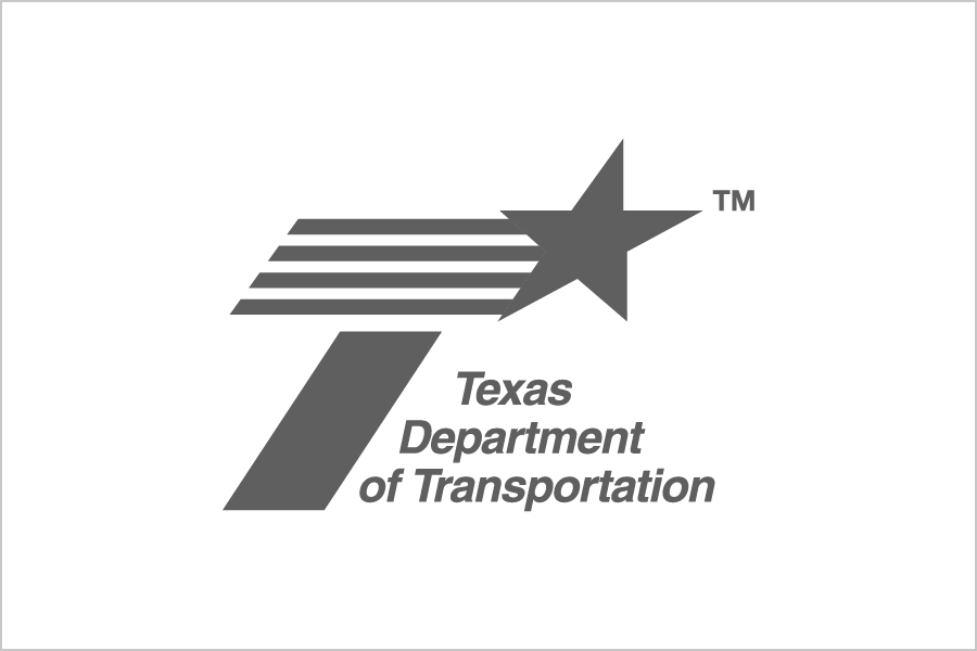 Logotipo gris de TxDOT