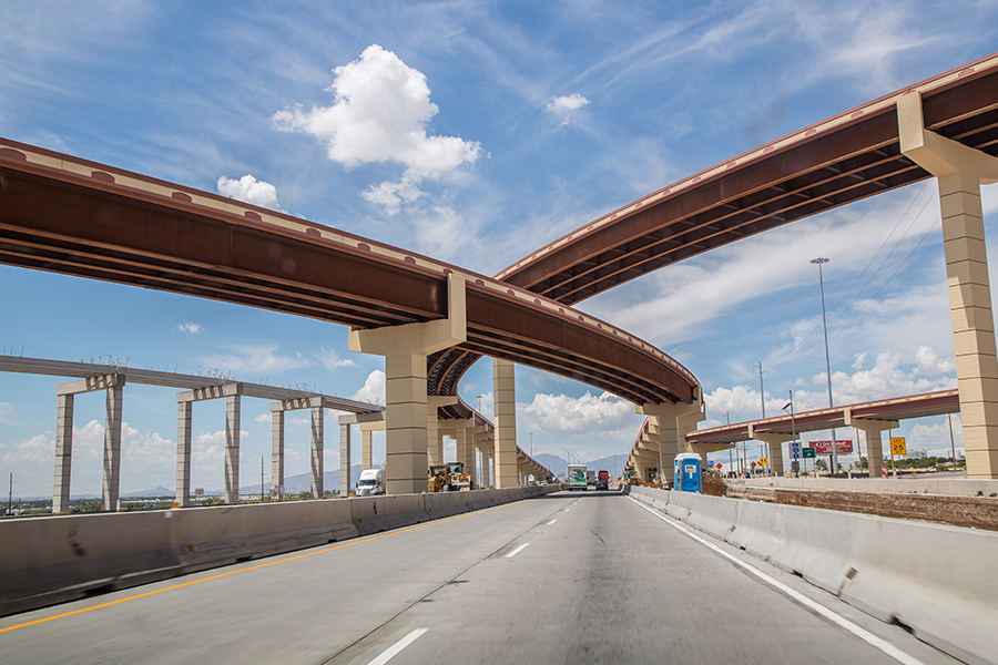 Paso elevado de bucle de autopista