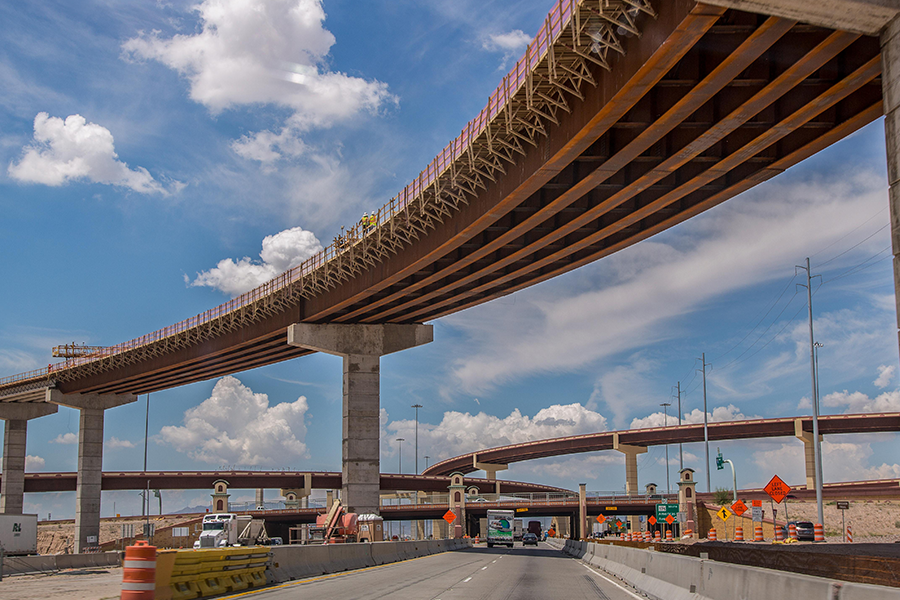 Overpass construction