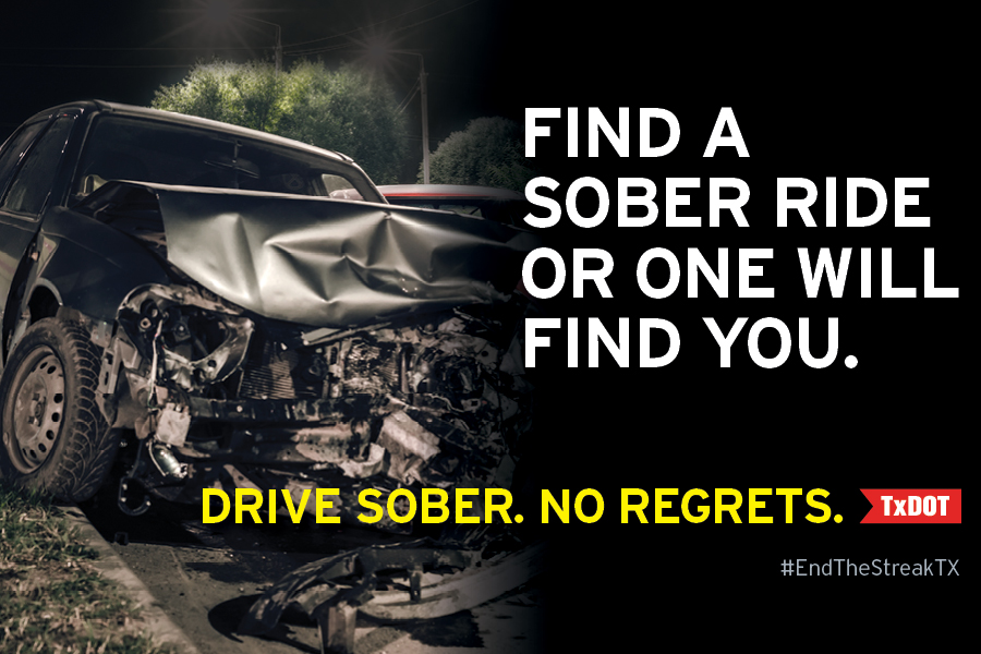 Find a sober ride of one will find you.