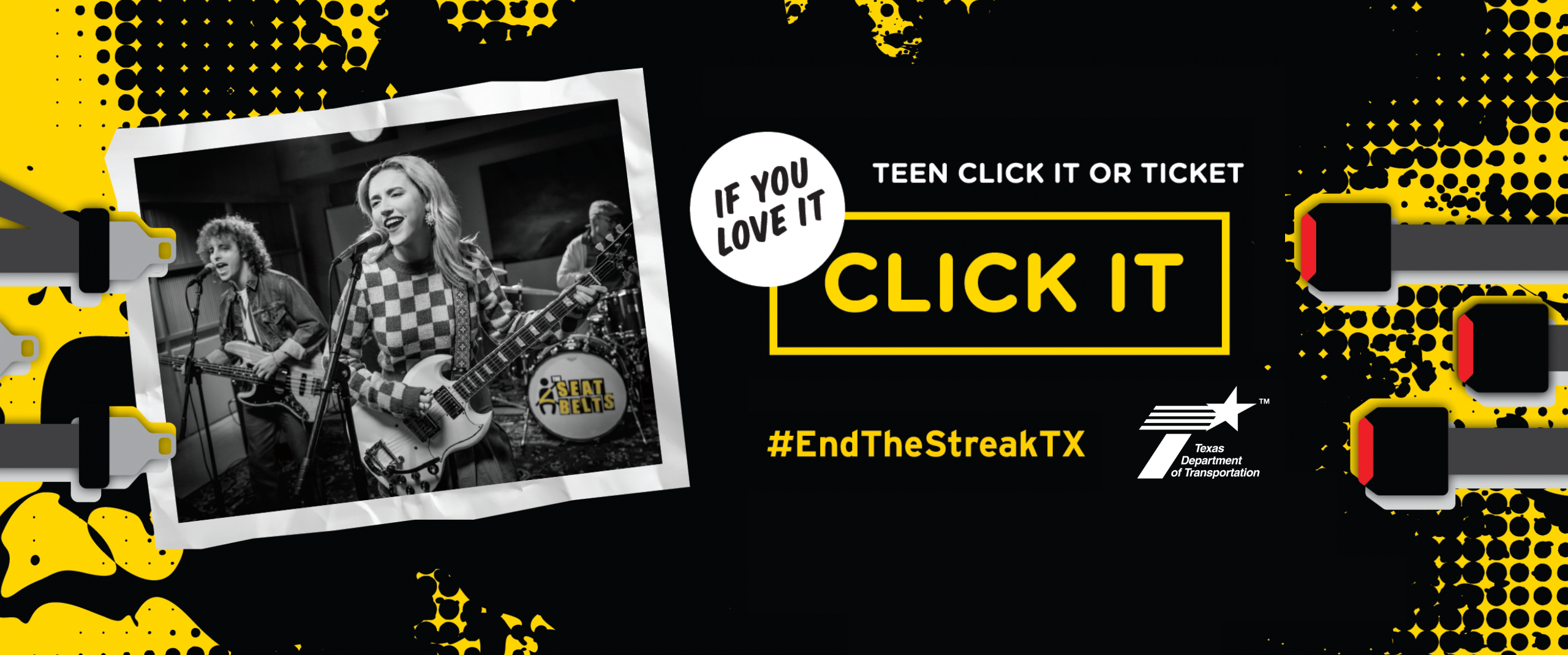 Teen Click It or Ticket banner