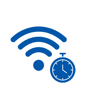 Icono que representa una temporización eficiente de las señales, donde un solo semáforo gestiona todos los movimientos del tráfico para mejorar el flujo, reducir la congestión y minimizar los retrasos y tiempos de espera de los vehículos.
