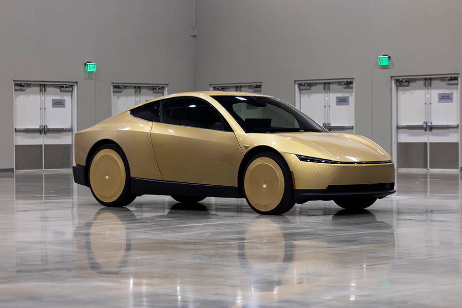 Un Tesla Robotaxi en el Texas Innovation Invitational 2026 en Allen, Texas, del 15 al 17 de junio de 2026.