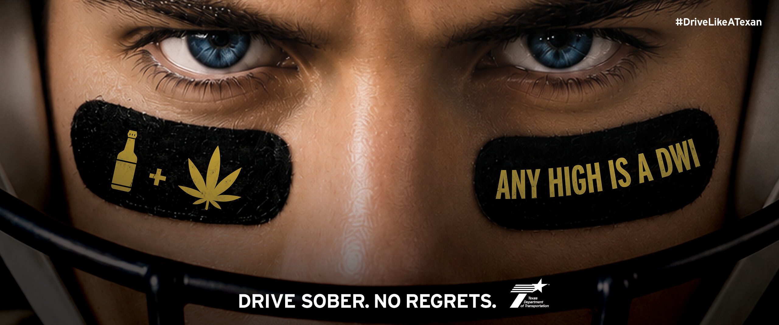 Planea una intercepción. Conduce sobrio. Sin arrepentimientos. #DriveLikeATexan