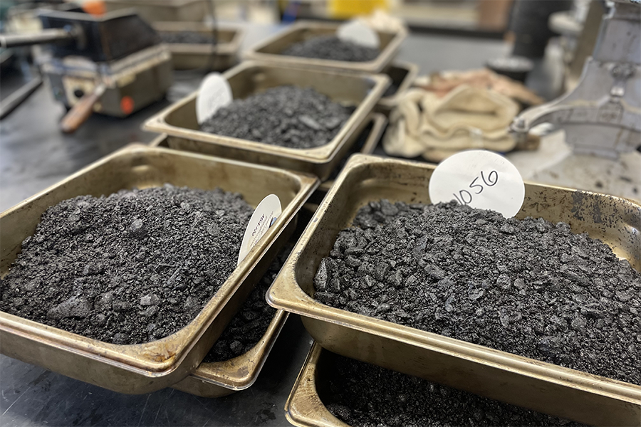 Materials and testing Materials and testing samples