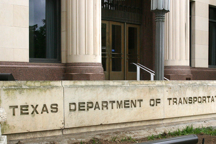 TxDOT Greer building sign