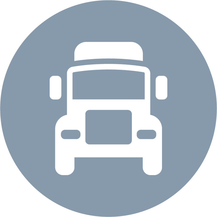 Freight truck icon