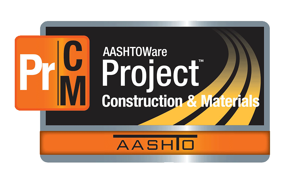 Logotipo de AASHTOWare Project Construction and Materials