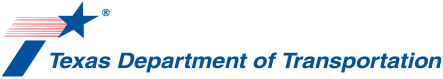 Logotipo de 1 línea de TxDOT