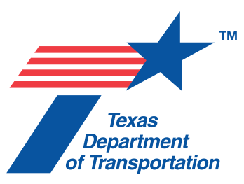 Logotipo de TxDOT para video