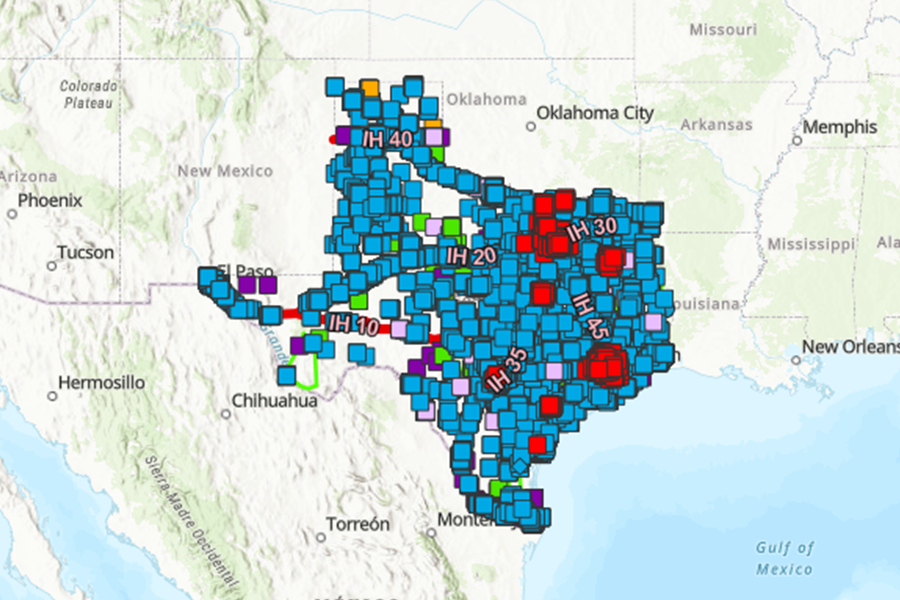 commercial signs map