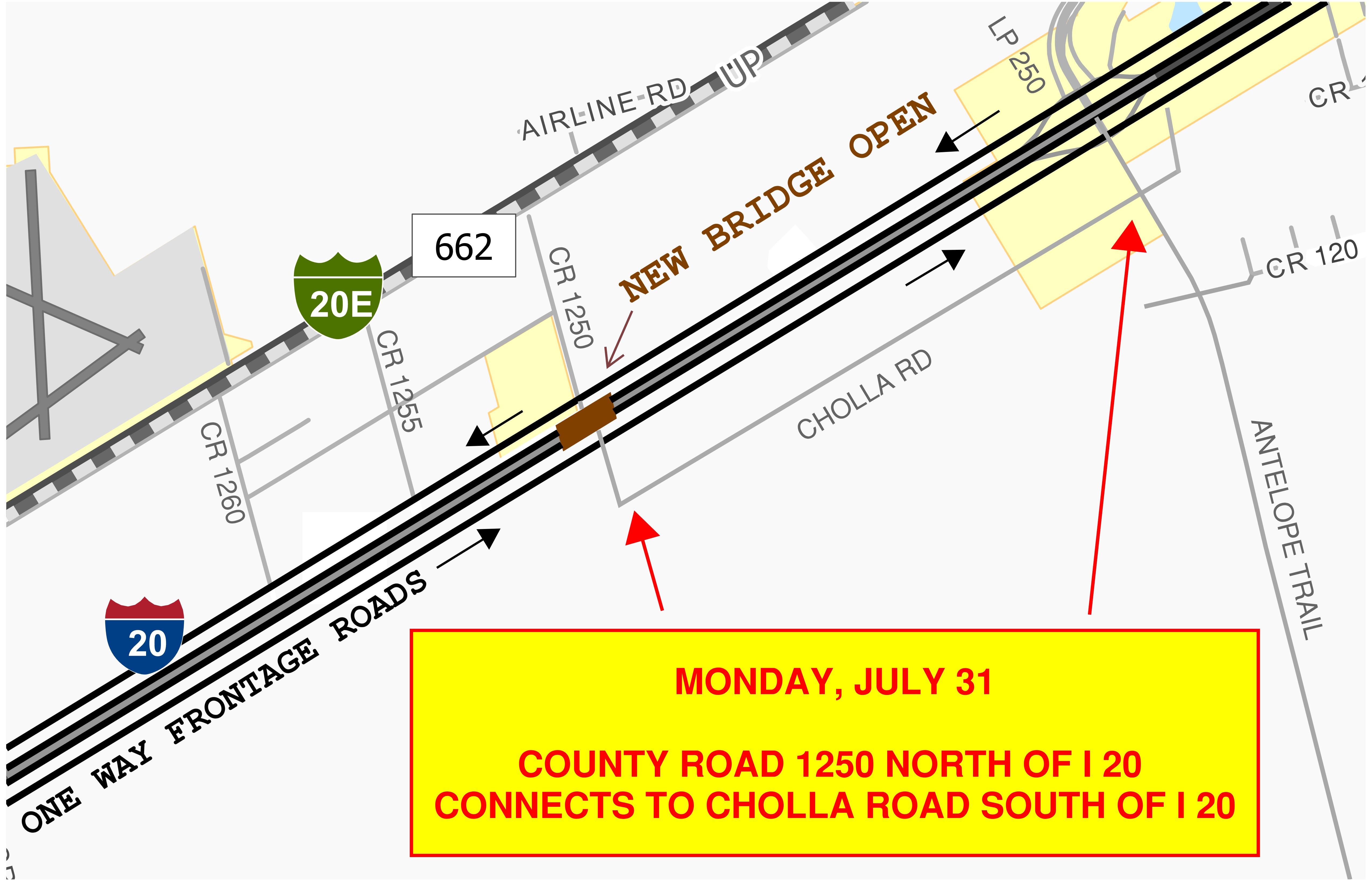 I-20 at CR 1250 Open Focused