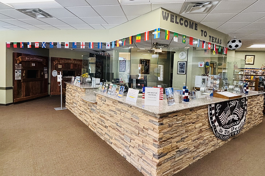 Travel Information Centers welcomed soccer fans with unique World Cups displays. 