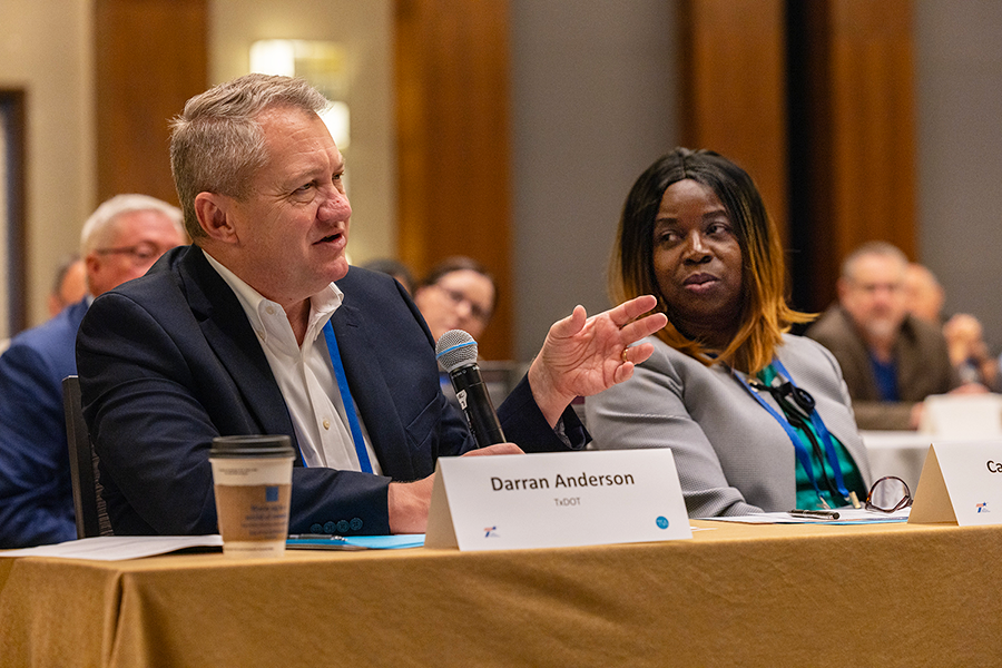 Director of Strategy and Innovation Darran Anderson and Director of Planning and Modal Programs Caroline Mays serve on the judges panel of experts for the STAR awards at the Innovation Invitational conference.