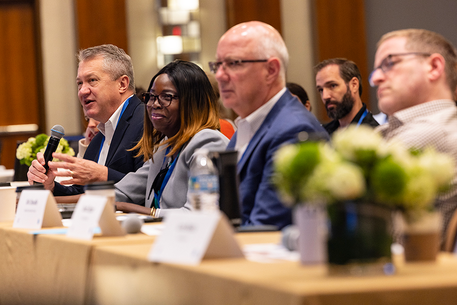 Director of Strategy and Innovation Darran Anderson, Director of Planning and Modal Programs Caroline Mays, Kirk Steudle of Steudle Executive Group, and David Zipper of MIT Mobility Initiative serve on the judges panel of experts for the STAR awards.