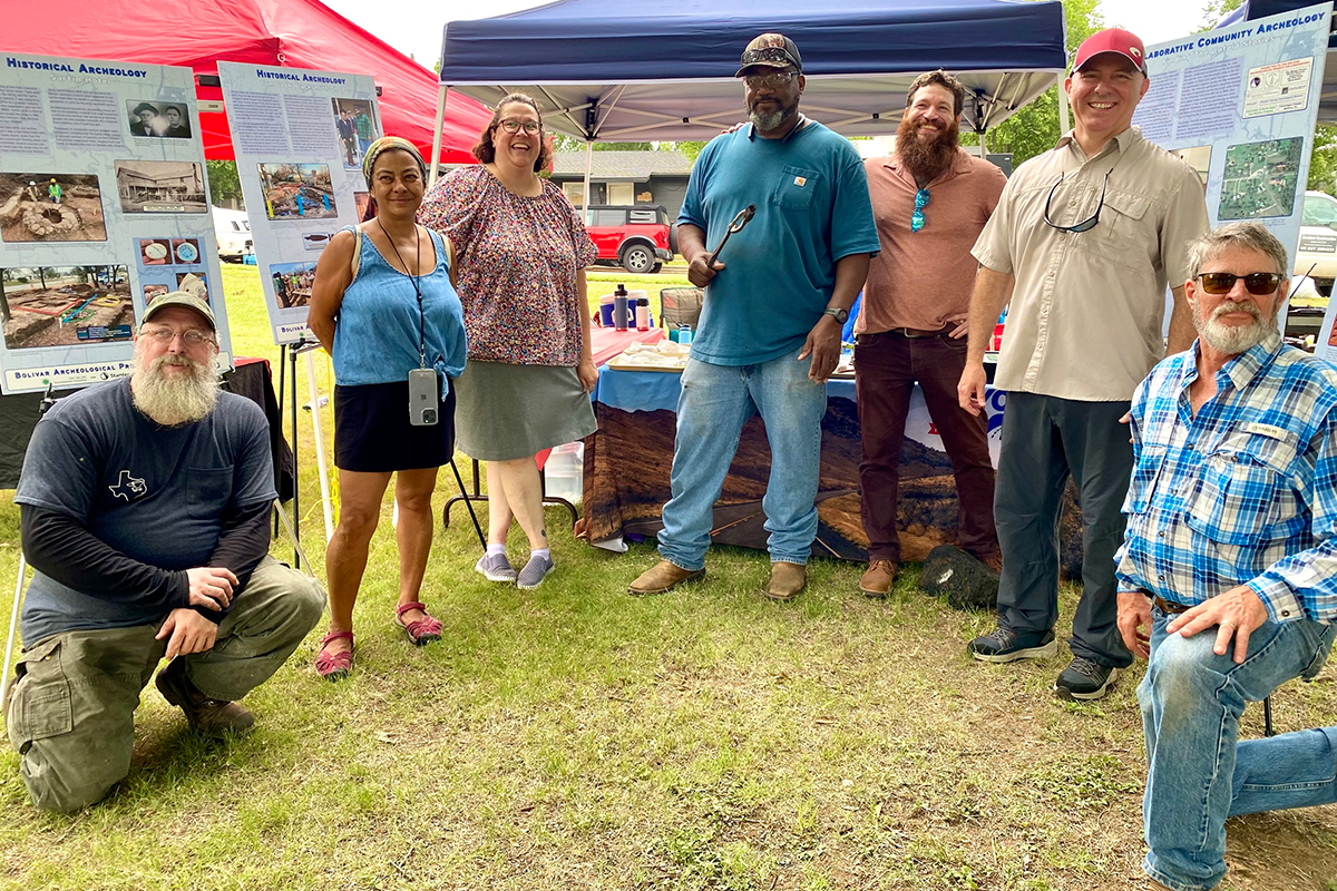 Denton Juneteenth celebration group photo