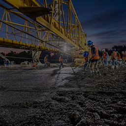 Construction workers image with poor lighting