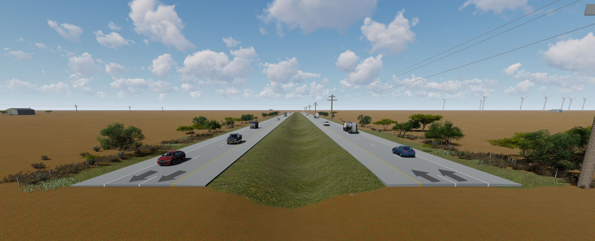 SH 18 South Proposed Typical Section