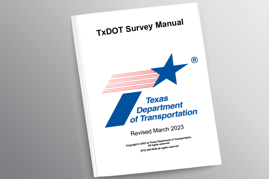 TxDOT survey manual cover