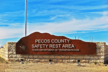 Pecos West Westbound Safety Rest Area