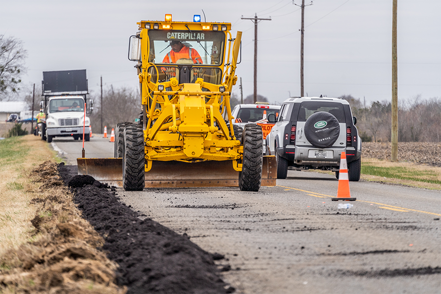 road maintenance edge repairs