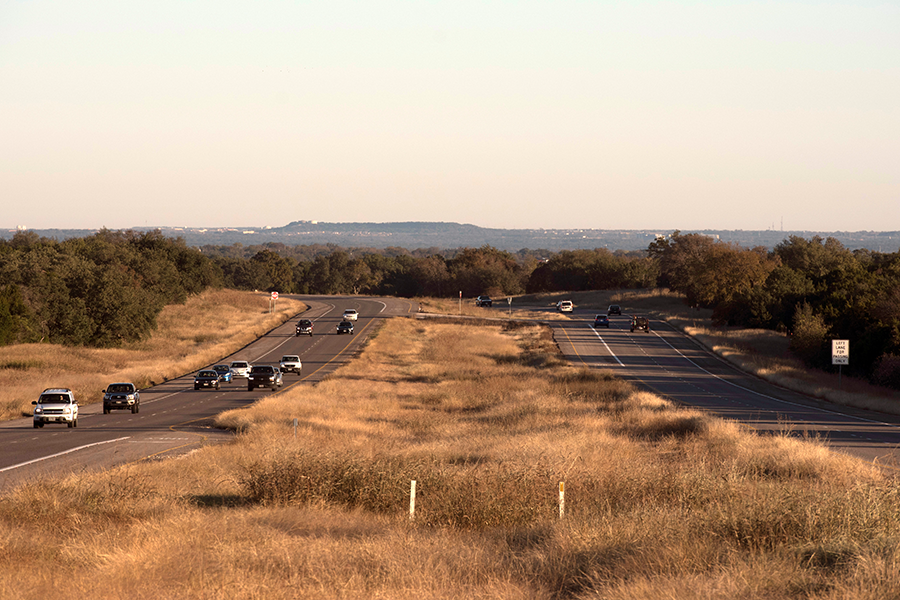 Rural interstate highway