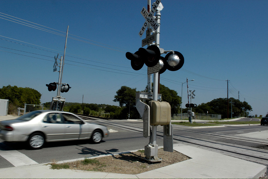 Señal de cruce ferroviario