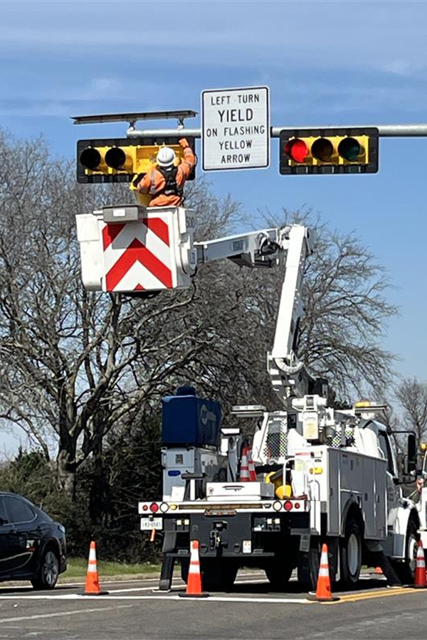 Signal repair crew