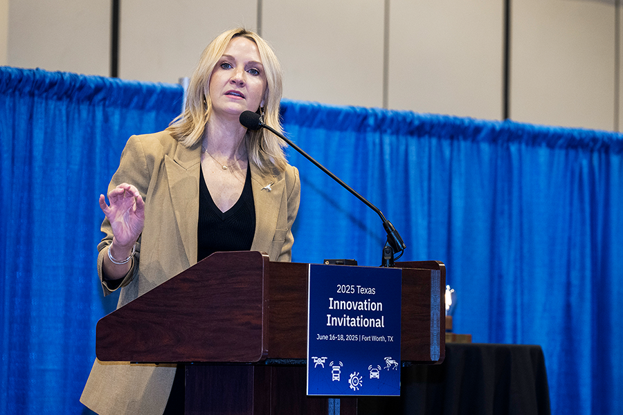 La alcaldesa Mattie Parker de Fort Worth en el Texas Innovation Invitational 2025 en Fort Worth, Texas, del 16 al 18 de junio de 2025.