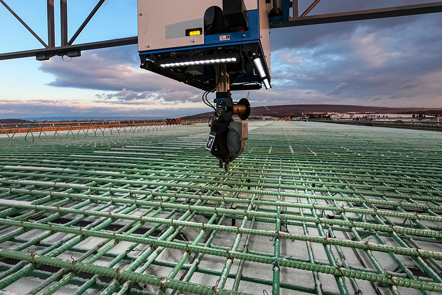 rebar tying robot 