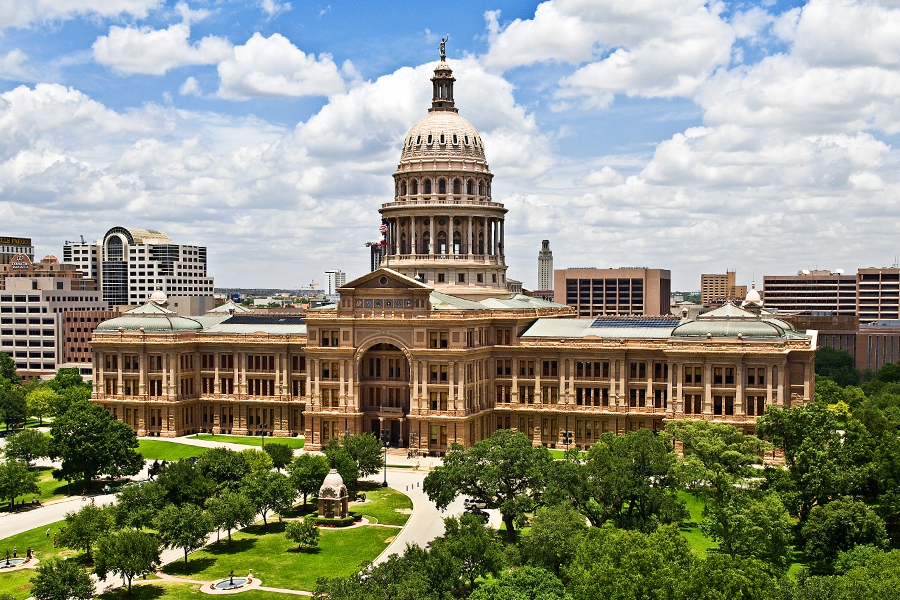 Edificio del capitolio del estado de Texas