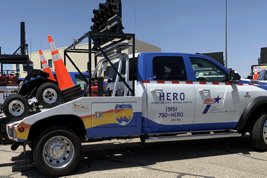 El Paso TxDOT HERO truck