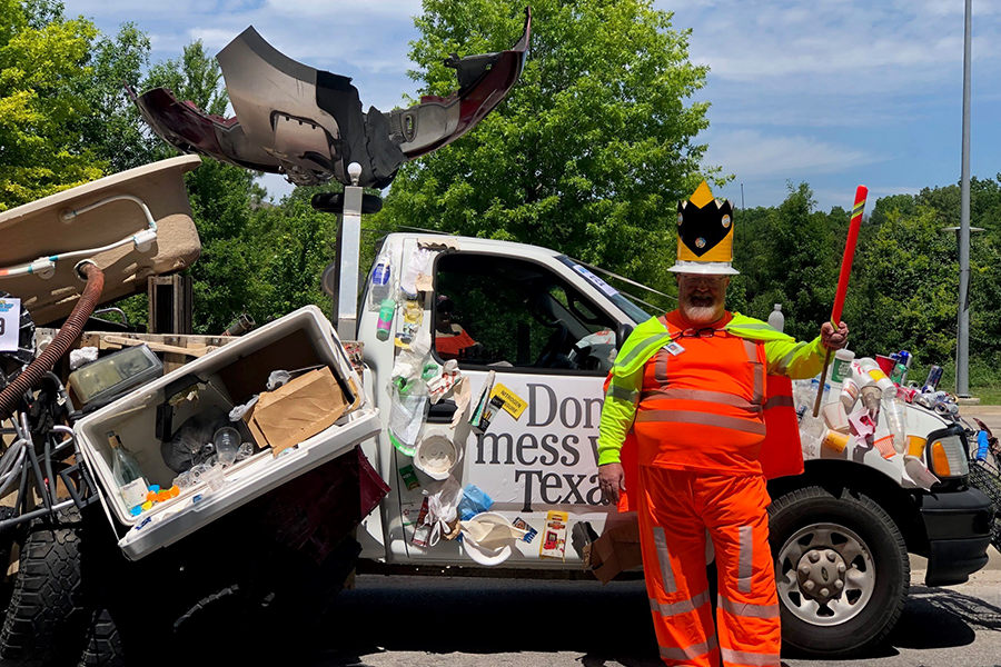 TxDOT "art car" truck