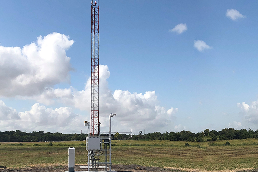 Meteorological evaluation tower