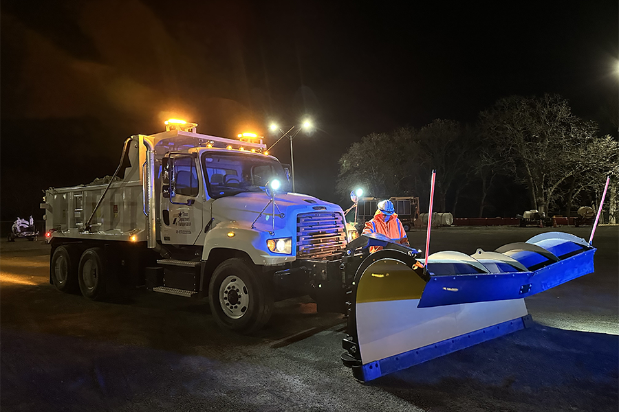Snow plow for Winter Storm Cora, 2025.